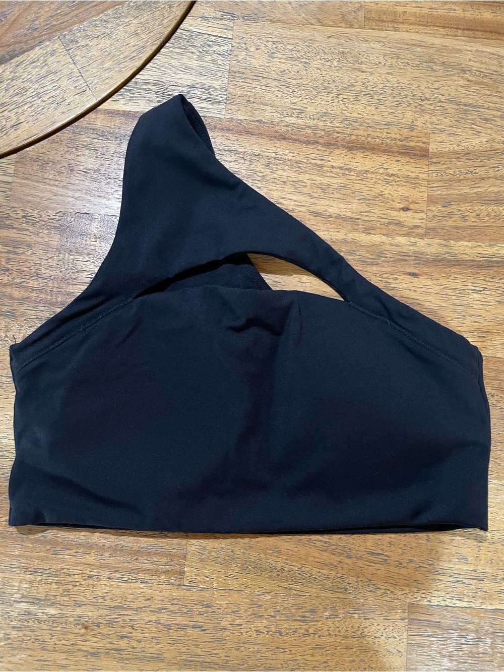 Alphalete Asymmetrical Sports Bra | Black | Size Small | EUC